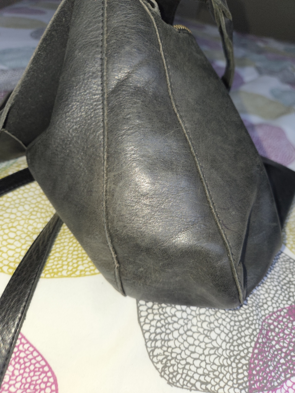 Will Leather Goods Black Braided-Strap Leather Crossbody Bag - Picture 13 of 16